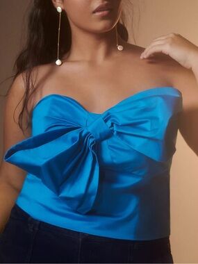 NWT Anthropologie Hutch Bow Tie Tube Top - XL